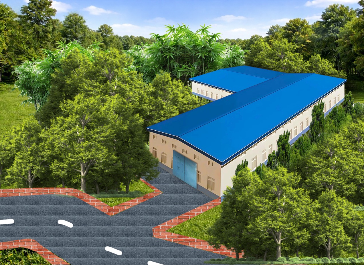 Factory under construction